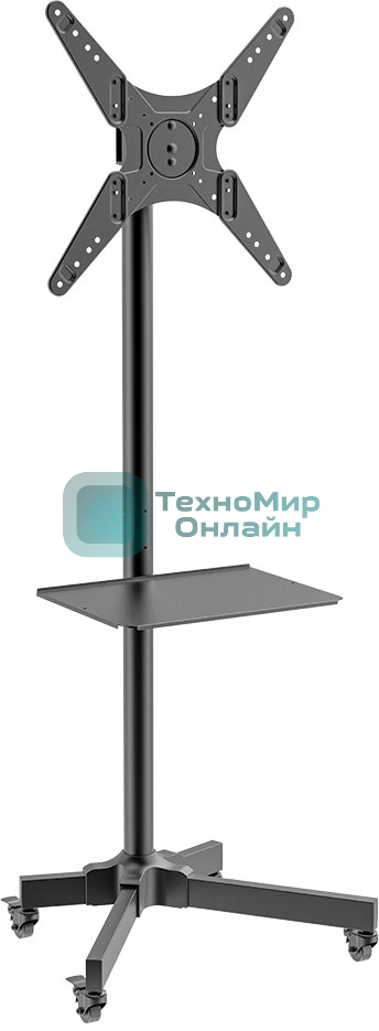 Мобильная стойка напольная Kromax OMEGA-16 черный для TV 26