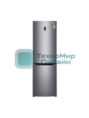Холодильник LG GA-B419SLGL графит двухкамерный 223/79л морозилка снизу, No Frost