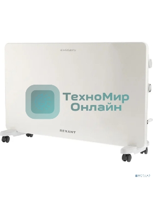 Конвектор электрический Rexant 60-0098, белый, 2000 Вт, 25 м2, механический термостат