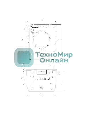 Терморегулятор электромеханический для теплого пола (черный) W1151108