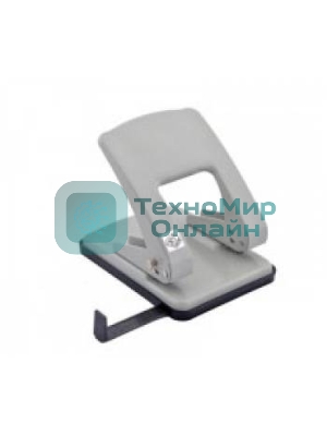 Дырокол Kw-Trio Stylish Heavy Duty 976L/GR, до 40 листов, металл серый, отверстий: 2, с линейкой