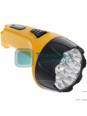 Аккумуляторный Светодиодный фонарь Smartbuy SBF-89-Y 15+10 LED с прямой зарядкой желтый