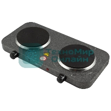 Плита настольная электрическая Homestar HS-1104 1000+1000Вт Ф155+155мм чугун