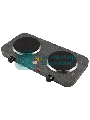 Плита настольная электрическая Homestar HS-1104 1000+1000Вт Ф155+155мм чугун