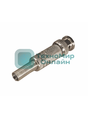 Разъем Rexant штекер BNC под пайку с пружиной металл (универсальный)