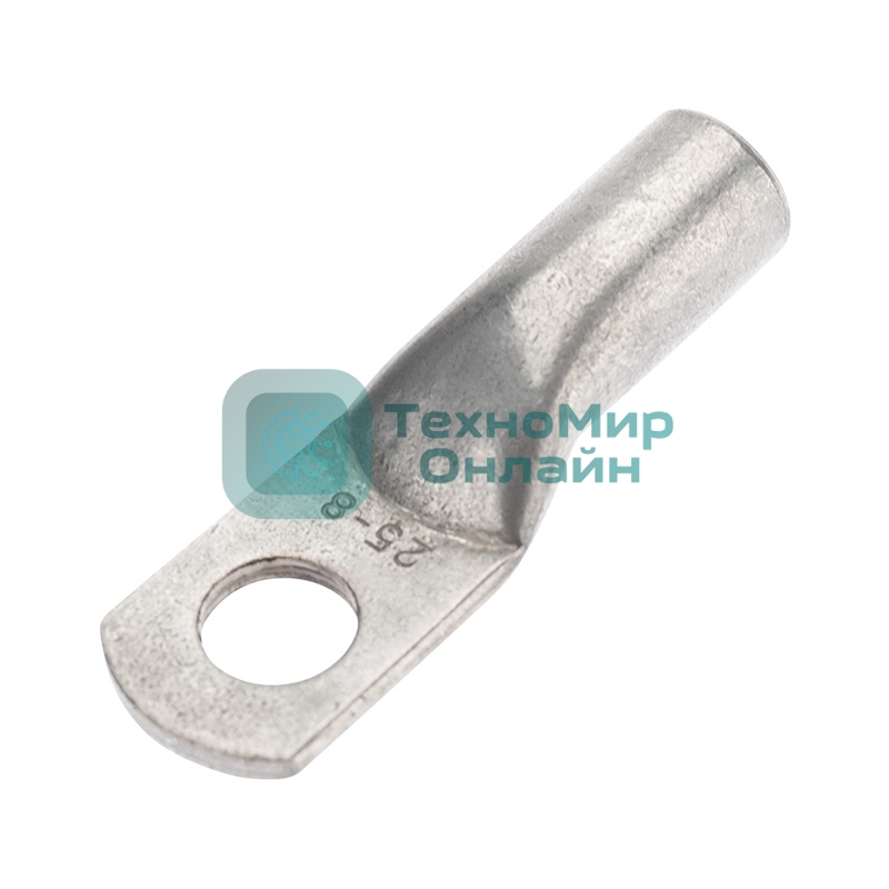 Наконечник медный луженый ТМЛ-Р 25–8 (25мм² - Ø8мм) (в упак. 100 шт.)