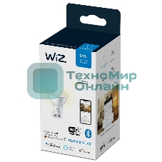 Лампа светодиодная WiZ Wi-Fi BLE 50W GU10 927 DIM 1PF/6