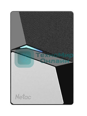 Внешний SSD Netac Z7S, 120 Gb, USB 3.2 Gen 2 Type-C, R/W 550/480, черный