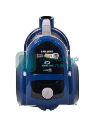 Пылесос Samsung VCC4520S36 синий/черный, 350/1600 Вт, уборка сухая, пылесборник контейнер 1.3 л