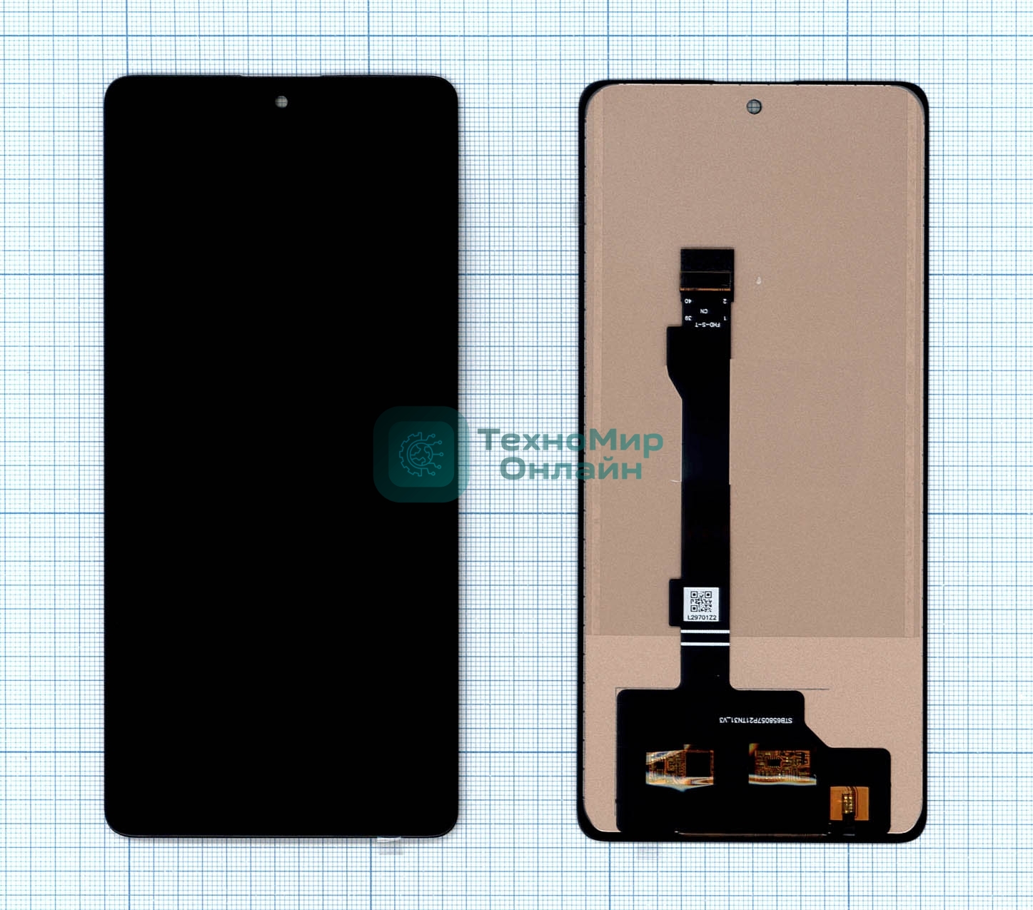 Дисплей для Xiaomi Redmi Note 12 Explorer Edition (TFT) черный