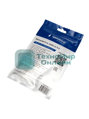 Разветвитель USB3.0/2.0 Gembird UHB-C202, USB3.0, 3xUSB2.0, кабель Type-C 10 см, алюминий, пакет