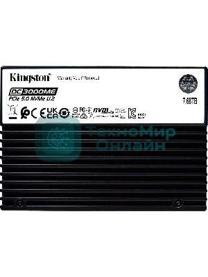 Накопитель SSD Kingston DC3000ME 7680Gb, U.2(2.5