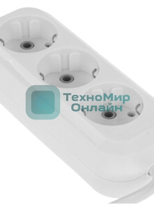 Удлинитель Smartbuy (SBE-16-3-05m-Z) 3 гн х 5,0 м белый