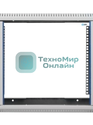 Шкаф коммутационный ЦМО (ШРН-9.350) настенный 9U 600x350 мм пер. дв. стекл 200 кг серый 300 мм 180 град.