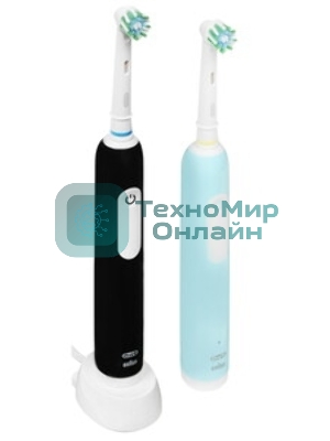 Набор электрических зубных щеток Oral-B Pro Series 1 бирюзовый/черный