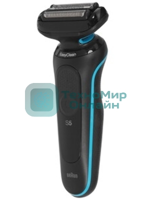 Электробритва Braun 51-M1000s черный/голубой