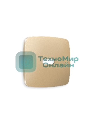 Лицевая панель OMEGA (Шампань) для HDMI розетки QUANT OP6140
