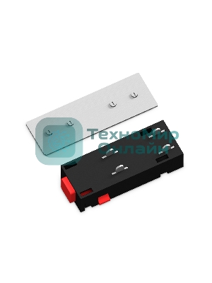 GL1106 BK черный коннектор питания с соединителем для шинопровода Magnetic 220V 68*28.5*18