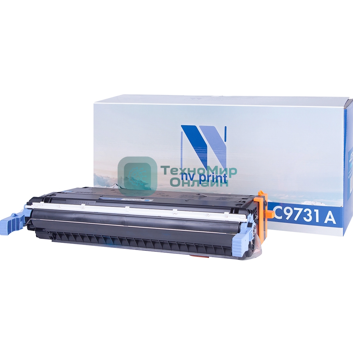 Картридж лазерный NVPrint совместимый HP C9731A Cyan для LJ Color 5500/5550 (12000k)