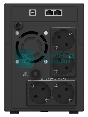 Источник бесперебойного питания Ippon Smart Power Pro II Euro 1200 720Вт 1200ВА черный