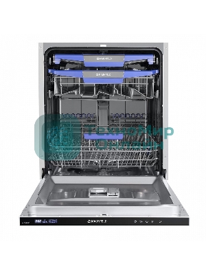 Встраиваемая посудомоечная машина Maunfeld MLP-12IMR, черный, 59.8 см, 14 компл., 44 дБ, класс A++