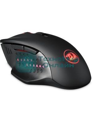 Мышь проводная Redragon Gainer черный, 3200 dpi, USB, кнопки - 6