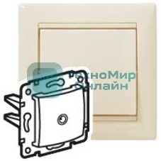 Механизм розетки TV СП Valena 2400мГц сл. кость (DIY-упак.) Leg 695618