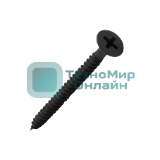 Саморез гипсокартон-металл Kranz 3.5х45, короб (200 шт./уп.)