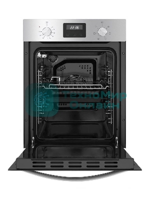 Шкаф духовой электрический Maunfeld EOEM516S, встраиваемый, 51л, дверца с 2 стеклами, нержавеющая сталь