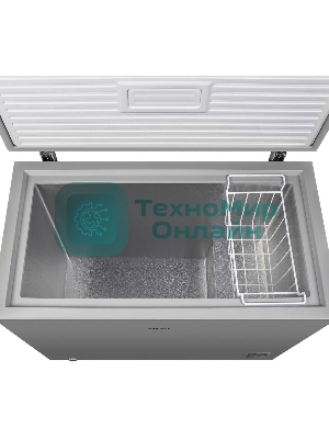 Морозильный ларь Maunfeld MFL200GR, серый, 200л