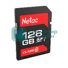 Флеш карта Netac P600 SDHC 128Gb U1/C10 up to 80Mb/s, retail pack