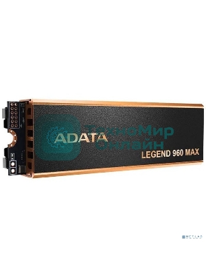 Накопитель SSD ADATA LEGEND 960 MAX, 1Tb, PCIe 4.0 x4, M.2 2280, NVMe, R/W 7400/6000, с радиатором