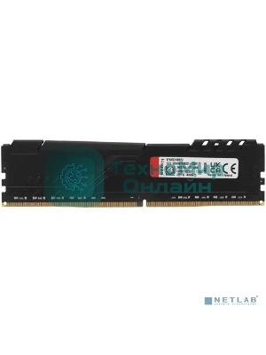 Оперативная память Kingston Fury Beast, DDR4, 32GB (1x32GB), 3600MHz, CL18, DIMM, с радиатором, черный