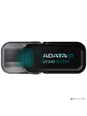 Флешка USB ADATA UV240 (AUV240-64G-RBK), 64Gb, USB 2.0, R/W 15/5, черный