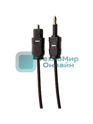 Оптический кабель (Toslink)-M -- >(Toslink)-miniM,2m, Telecom TOC2023-2M