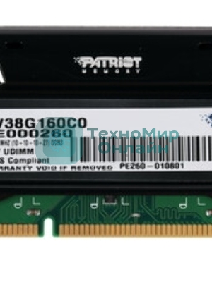 Оперативная память Patriot Viper 3, DDR3, 8GB (2x4 GB), 1600 MHz, CL9, DIMM, радиатор, черный