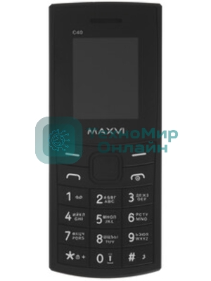 Мобильный телефон Maxvi C40 черный
