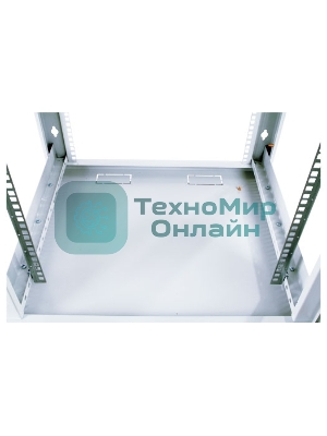 Шкаф телеком. настенный разборный 15U (600х550), съемные стенки, дверь стекло (ШРН-М-15.500) (1 коробка)
