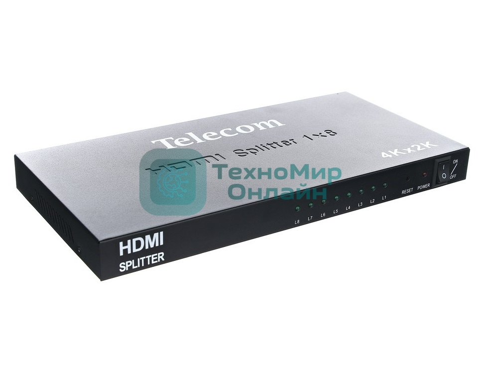 Разветвитель Telecom HDMI 1=>8 4k@30 HZ TTS7010
