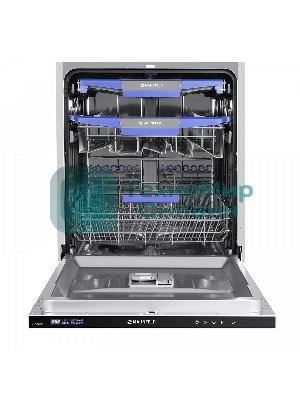 Встраиваемая посудомоечная машина Maunfeld MLP-12IMR, черный, 59.8 см, 14 компл., 44 дБ, класс A++