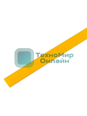 Термоусадочная трубка PROconnect 30/15 мм, желтая, упаковка 10 шт. по 1 м