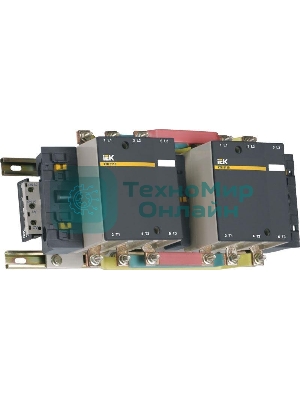 Контактор КТИ-51853 реверс 185А 230В/АС3 IEK KKT53-185-230-10