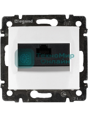 Компьютерная розетка Legrand Valena 774230, белая RJ45 5 кат UTP