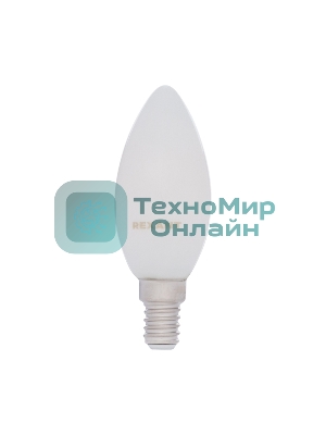 Лампа светодиодная филаментная Rexant Свеча CN35 9.5 Вт 915 Лм 4000K E14 матовая колба
