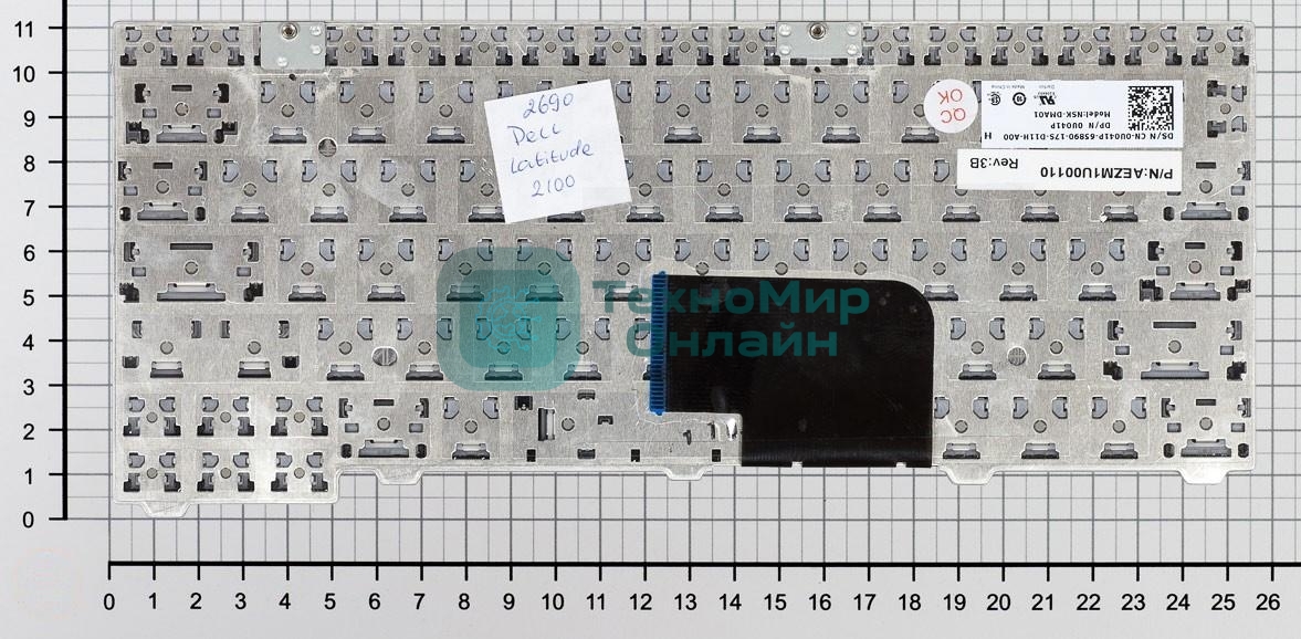 Клавиатура для ноутбука Dell Latitude 2100 черная