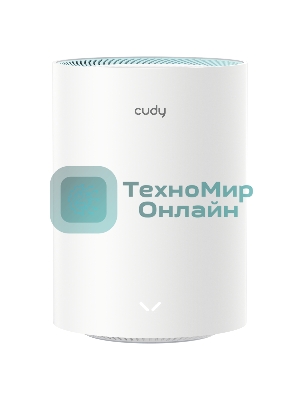 Бесшовный Mesh роутер Cudy M1300(1-Pack) AC1200 10/100/1000BASE-TX белый