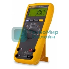 Мультиметр FLUKE 177цифровая 1000мА Диод тестжелтый черный 0,42кг