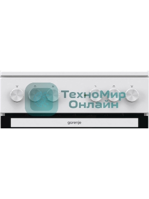 Плита электрическая Gorenje GEC5A12WG-B белый, конфорок 4 электрических, духовка 68 л, 50 см x 85 см x 59.4 см (без крышки)