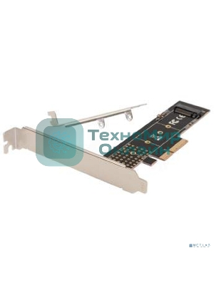 Переходник ORIENT C300EN PCI-Ex4->M.2 M-key NVMe SSD, тип 2230/2242/2260/2280/22110, 2 планки крепления в комплекте (33294)