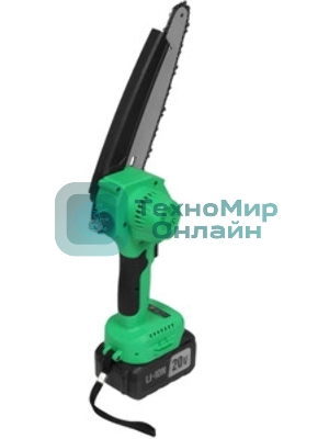 Пила цепная аккумуляторная бесщеточная Zitrek GreenSaw 20V [082-1858] 20В, 4,0А·ч Li-ion аккум. 1шт, ЗУ